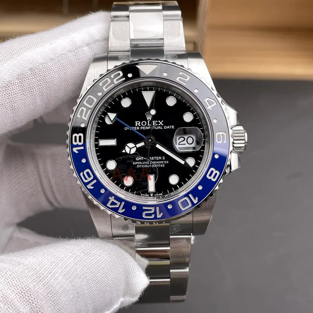 Super Clone Rolex GMT-Master II 126710BLNR Batman 40mm