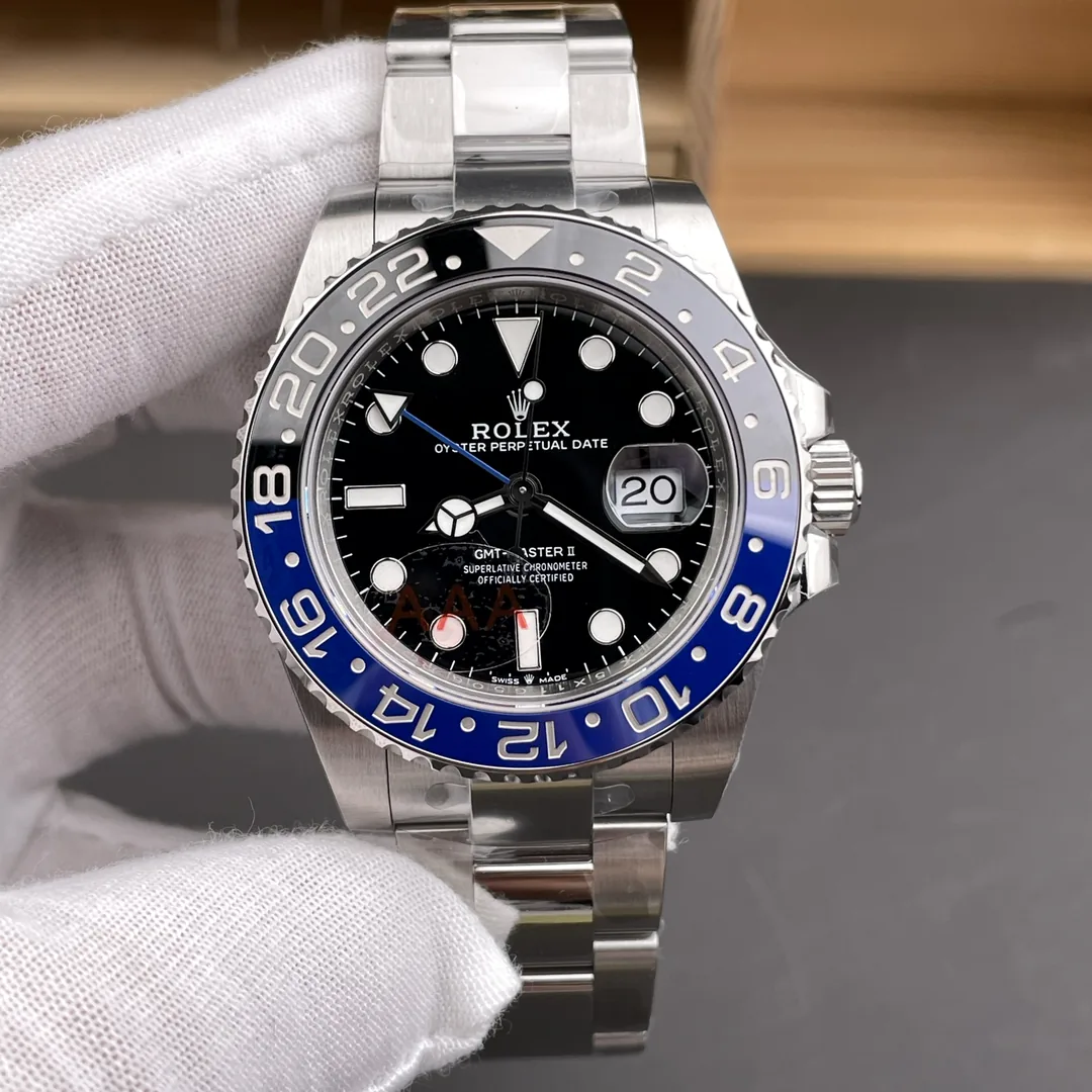 Super Clone Rolex GMT-Master II 126710BLNR Batman 40mm